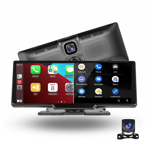 SMART PLAYER | 10.26 DISPLAY | CARPLAY ANDROID AUTO | CAR STEREO | REAR CAMERA MONITOR | DASH CAM DVR | FM RADIO